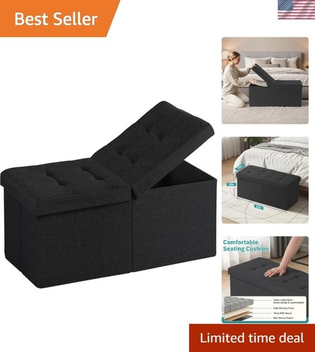 Storage ottoman bench footrest - storage,