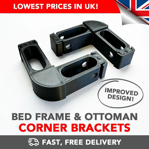 Ottoman corner bracket x2 - corner,
