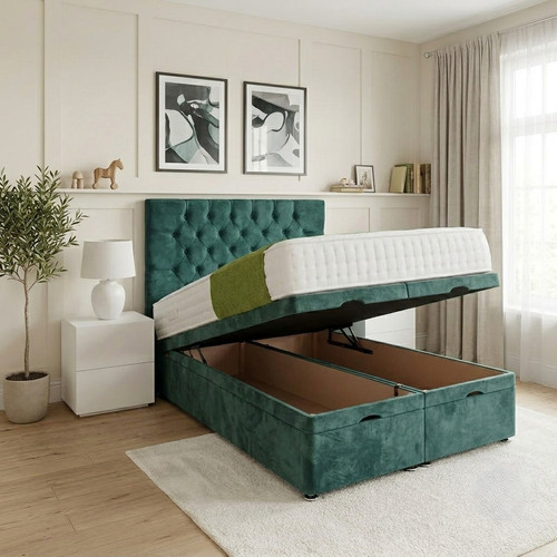 Chesterfield divan ottoman bed - divan,