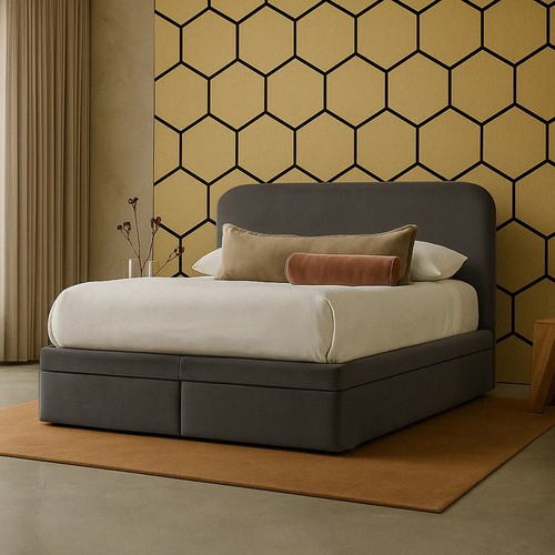 Mira upholstered ottoman - upholstered,