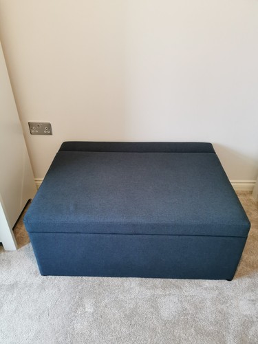 Next blue fabric - bed, in