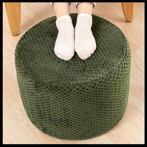 Forest green plush - plush, round