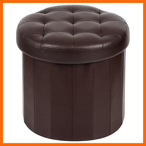 Round storage ottoman - round, ottoman,
