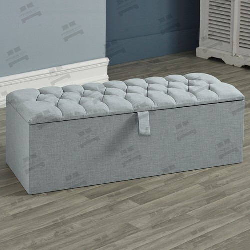 Large chesterfield blanket box - blanket,