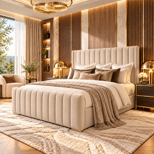 Ottoman storage bed plush - storage,