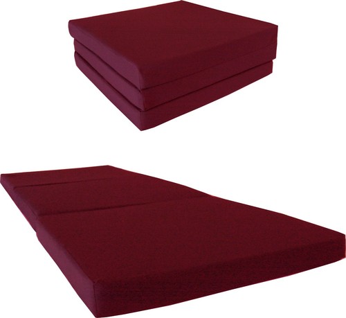 Burgundy portable tri fold - portable,