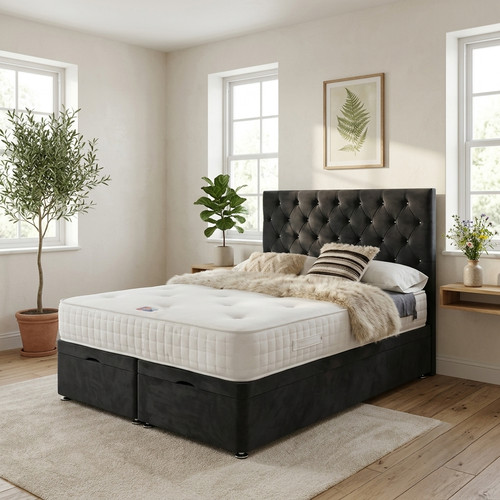 Ottoman divan storage bed - divan,