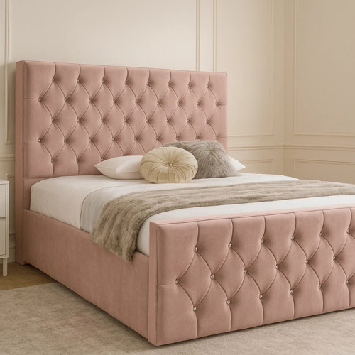 Toddler kid diamante bed frame - kid,